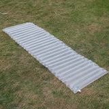 MagiDeal Outdoor Sleeping Pad Ultralight Camping Air Mattress Disaster Emergency Inflatable Air Bed Mat Pad Parts Transparent