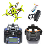 DIY RTF T100 2.5inch 100mm FPV Four-axle Aircraft Quadcopter F4 AIO Flight Controller 1204 5200KV Motor FS-i6 TX For RC Drone