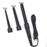 6 in 1 9-32mm Interchangeable Professional Ceramic Hair Curler Rotating Curling Iron Wand Wand Curlers Hair Care Styling Tools