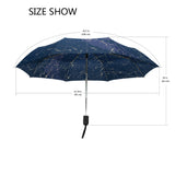 2021 Creative Automatic 12 Constellation Universe Galaxy Space Stars Umbrella Map Starry Sky Folding Umbrella Parasol For Women