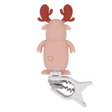 Reindeer Cartoon Cute Ukulele Tuner LCD Electronic Tuner Vibration Pickup Sound