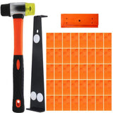 Ultimate Laminate Wooden Flooring Installation Tools Kit Double-faced Carbon Steel Mallet With Non-slip Rubber Grip Handle