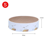 Cat Toy Scratch Pad Corrugated Cat Scratcher Cardboard Scratching Bowl for Kitten Nail Scraper Lounge Couch Bed Modern Design