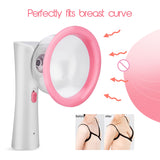 Electric Breast Massager Infrared Heating Therapy Vacuum Pump Cup Enhancement Enlargement Chest Massage Breast Massager Tool