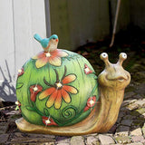 Lawn Statue Light Snail Figurine Gift Garden Ornament Outdoor Solar Powered Home Resin Yard Pathway Landscaping Animal Sculpture