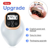 Smart LCD Screen Scraping Instrument Magnetic Therapy Cupping Dehumidify Heating Negative Pressure Suction Heating Cupping Tools