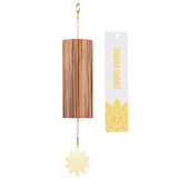Chakra Chimes Natural Bamboo Wind Chimes Meditation Chord Windbell for Outdoor Garden Patio Decoration Zen Meditation Relaxation