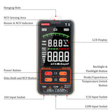 NJTY T5 6000 Counts True RMS Multimeter Digital Universal Tester 3.8-inch Large LCD Multi-Tester 600V Voltmeter 10A Ammeter