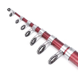 Fishing Rod Fiberglass Casting 1.5-4.5m Tackle Telescopic Spinning Portable