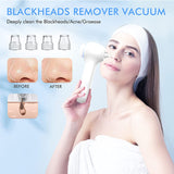 Nose Acne Blackhead Remover Vacuum Brush Electric Face Pore Deep Cleaner Massager Machine Wireless LCD Waterproof Skin Care Tool