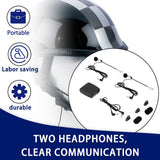 2 way Motorcycle Intercom headset intercomunicadores de motos MP3