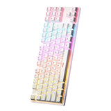 87 Keys Gaming Wired Mechanical Keyboard Blue Switch RGB Backlit Teclado Gamer for PC Laptop