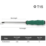 1PC Torx T15 T20 T25 T27 T30 T40 Screwdriver With Hole Magnetic Screw Driver Home Phone Repair Hand Tools