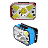 Mini Rechargeable LED Headlamp Headlight Camping Flashlight Head Light Torch Lamp with USB Riding Fishing