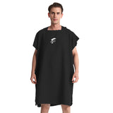 Quick Dry Hooded Towel with Hood Wetsuit Changing Towel Beach Poncho for Beach Kayak Swimming Surfing Beach Outdoor Sports