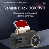 Dual Lens Car DVR Dash Cam Video Recorder G-Sensor 1080P Front And Inside Camera 3.16"IPS Screen Dash Cam for Uber Taxi Driver
