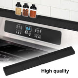 2pcs Stove Top Shelf Kitchen Essentials Gadgets Magnetic Over Stove Holder High Temperature Resistance With Fence for Flat Stove
