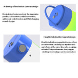 10W Portable Night Light Magnetic Hook RGB Colorful Music Lights LED Bluetooth Emergency Warning Lamp For Home Travel