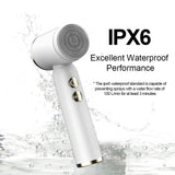 6 in 1 Ultrasonic Electric Facial Cleaning Brush Face Massager Exfoliating Face Skin Care Makeup Remover Brush Tools Waterproof