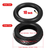 10X2.5Inch Inflatable Inner Tubes Outer Tires Set Replacement for Xiaomi Mijia M365 Electric Scooter E Scooter Wheel Accessories