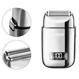 VGR cordless barber hair electric shaver for men beard body hair trimmer rechargeable razor bald head fade shaving machine