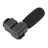 Video Recording Microphone Unidirectional On-camera Microphone Stereo Photography Vlog Recording Interview Microphone for Camera
