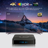 X98 Plus Android TV Box Amlogic 4K Media Player 2.4G/5G Dual-band WiFi BT AV1 VP9 H.265 Decoding Digital Display Remote Control