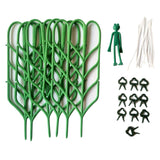 Bundle Pack Stalks Vines DIY Home Tomato Garden Leaf Shape Supports Mini Gripper Clips Climbing Trellis Vegetables Indoor Plant