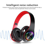 B39 Wireless HiFi Headphone LED Light Music Headset Bluetooth 5.0 With Microphone Foldable Sport Earphone For Iphone XiaoMi