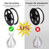 SUNL 3D Printing Filament PLA SILK Filament 3KG for 3D Printer with Spool Colorful Eco-friendly Material to DIY Artwork Printing