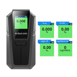 Alcohol Tester Quick Continuous Test Memory Function Test High Precision Digital Breathalyzer Rechargeable LCD Display