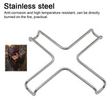 Thickened Camping Pot Support Outdoor Picnic Pot Bracket AntiSlip Stainless Steel Rack for Pot and Pan Outdoor Cooking Accessroy