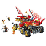 In Stock 61029 858pcs Ninja Land Bounty Truck Model Building Blocks Compatible 70677 Ninjagoes Kids Toy Bricks