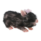 13cm Realisitc Pig Doll Full Silicone Body Miniature Reborns Piglet Cute Animals Cake Toppers Birthday Gifts For Boys And Girls