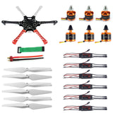 DIY F450 450mm 4-Axle / F550 6-Axle Airframe Frame Kit+30A Brushless ESC 920KV CW CCW Motor 1045 Carbon Fiber CW CCW Propellers