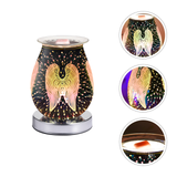 1 Pc Durable Portable Essential Oil Diffuser Night Light 3D Glass Fragrance Lamp for Office Home