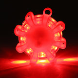 4PC Magnetic Emergency Roadside Safety Light 8Led Road Flares Rescue Light LED Strobe Warning Light Flashlights Car Beacon Lamps