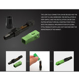 SC APC Fiber Fast Connector SC APC Single Fiber Optic Quick Connector SC Connector Use FTTH Sc- Apc Quick Connector