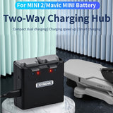 CYNOVA 2-IN-1 DJI Mini 2 Battery Charging Hub for DJI Mavic Mini Dual Way Charger Drone Accessories