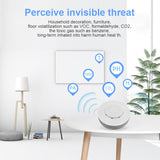 Top Zigbee/Tuya WIFI Smart Air Box Carbon Dioxide Detector CO2 Gas Sensor Formaldehyde VOC Temperature Humidity Sensor App