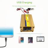 220V 30W Solar Panel + 220W Inverter + 60A MPPT Controller Solar Power System USB For  Power Charging