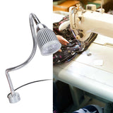 AC 110-220V 7W LED Sewing Machine Light Flexible Gooseneck Work Lamp With Magnet Base For Workbench Lathe