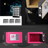 Electronic Safe Box Deluxe Digital Security Safe Box Keypad Lock Home Office Hotel Business Jewelry Gun Cash Use Storage