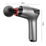 Massage Gun High Frequency With 7Clolors Breathing Light Muscle Relax Body Relaxation Electric Massager Professional Fascia Gun
