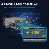 Hantek HDM3055 Digital Desktop Multimeter 5 1/2 Multimeter with 4.3'' LCD 30 kS/s Data Acquisition True RMS Temperature Tester
