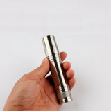 Silver LED Red Light Infrared Therapy Device Flashlight for Pain Relief Skincare Acne Infrared Light Stainless Steel