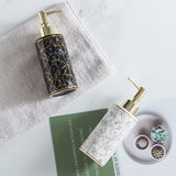 HOT SALES New Arrival 300ml Stylish Marble Ceramic Lotion Shampoo Liquid Soap Dispenser Pump Bottle Wholesale Dropshipping