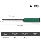 1PC Torx T15 T20 T25 T27 T30 T40 Screwdriver With Hole Magnetic Screw Driver Home Phone Repair Hand Tools