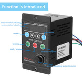400W AC220V Multifunctional Motor Speed Controller Motorspeed Regulator Controller Display Rate Target Value Settable