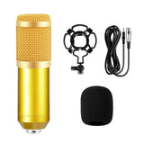 BM800 Condenser Microphone Professional Live Podcasting Microphone with Sound Card for YouTube Subscribers PC Gaming Voice Skype